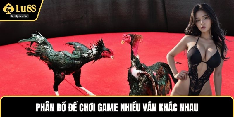Phân bổ để chơi game nhiều ván khác nhau